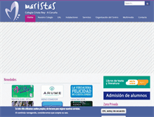 Tablet Screenshot of maristascoruna.org
